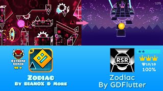 Rolling Sky Remake X Geometry Dash Level 70 - Zodiac By Gdflutter
