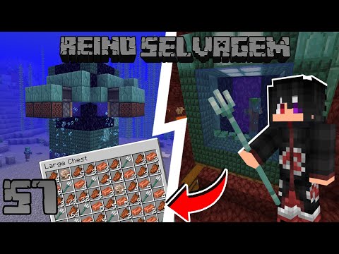 A Incrível Farm de Afogados Minecraft Reino Selvagem #57