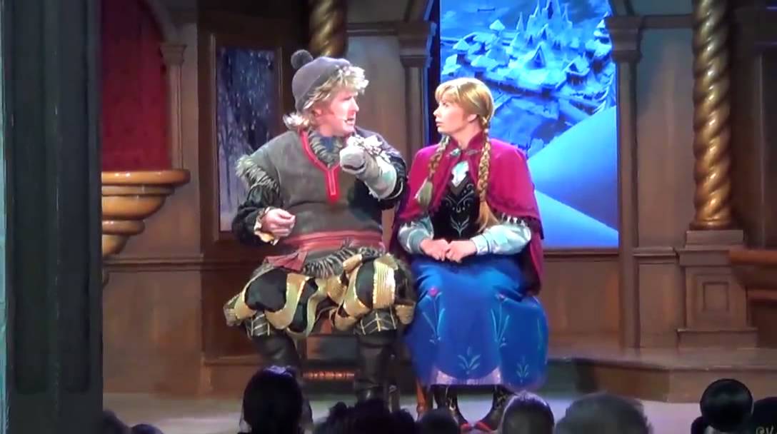 Re-telling of Frozen at Disneyland's Royal Theater at Fantasy Faire (HD)