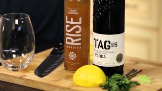 Gluten Free Vodka Kombucha Cocktail