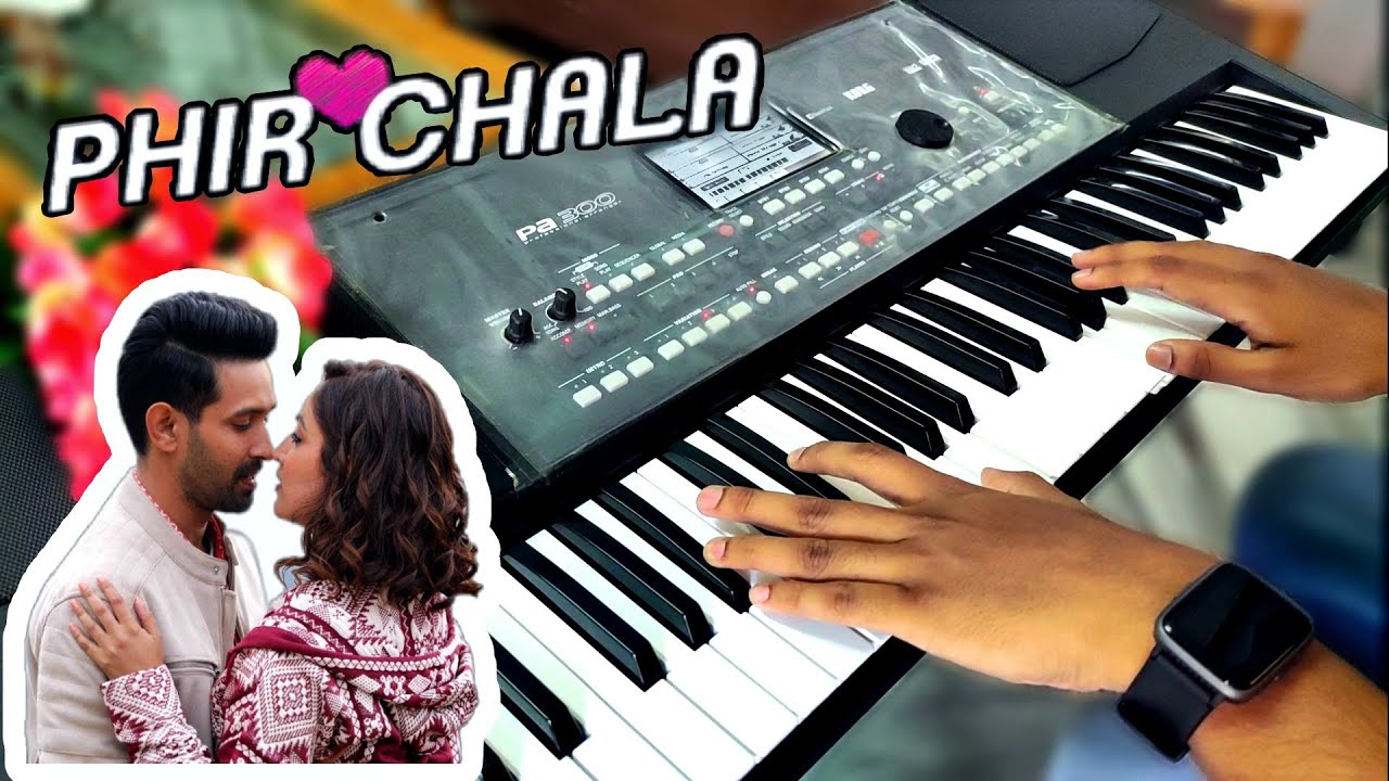 Phir Chala Instrumental | Phir Chala Un Raaho Se Dil Chala Piano | Keyboard | Full Song | Karaoke |