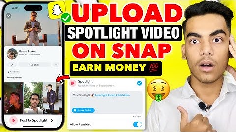 How To Upload Spotlight On Snapchat From Gallery | How To Post Video On Snapchat Spotlight
