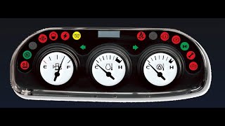 [Eng] Diesel engine forklift Dashboard
