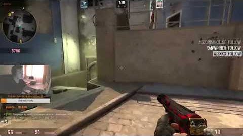 [CS:GO] QRUSH 4 kills with Tec+AWP on Mirage @ FACEIT Master League