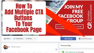 How To Add Multiple Button On Facebook Page - Facebook Marketing