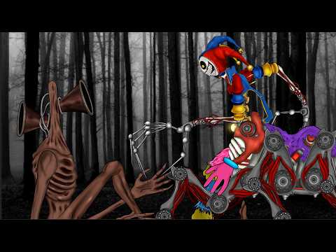 Prototype 1006 vs Siren Head , Poppy playtime chapter 5. Compilation Animation 6