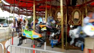 Olivia's 1st carousel ride