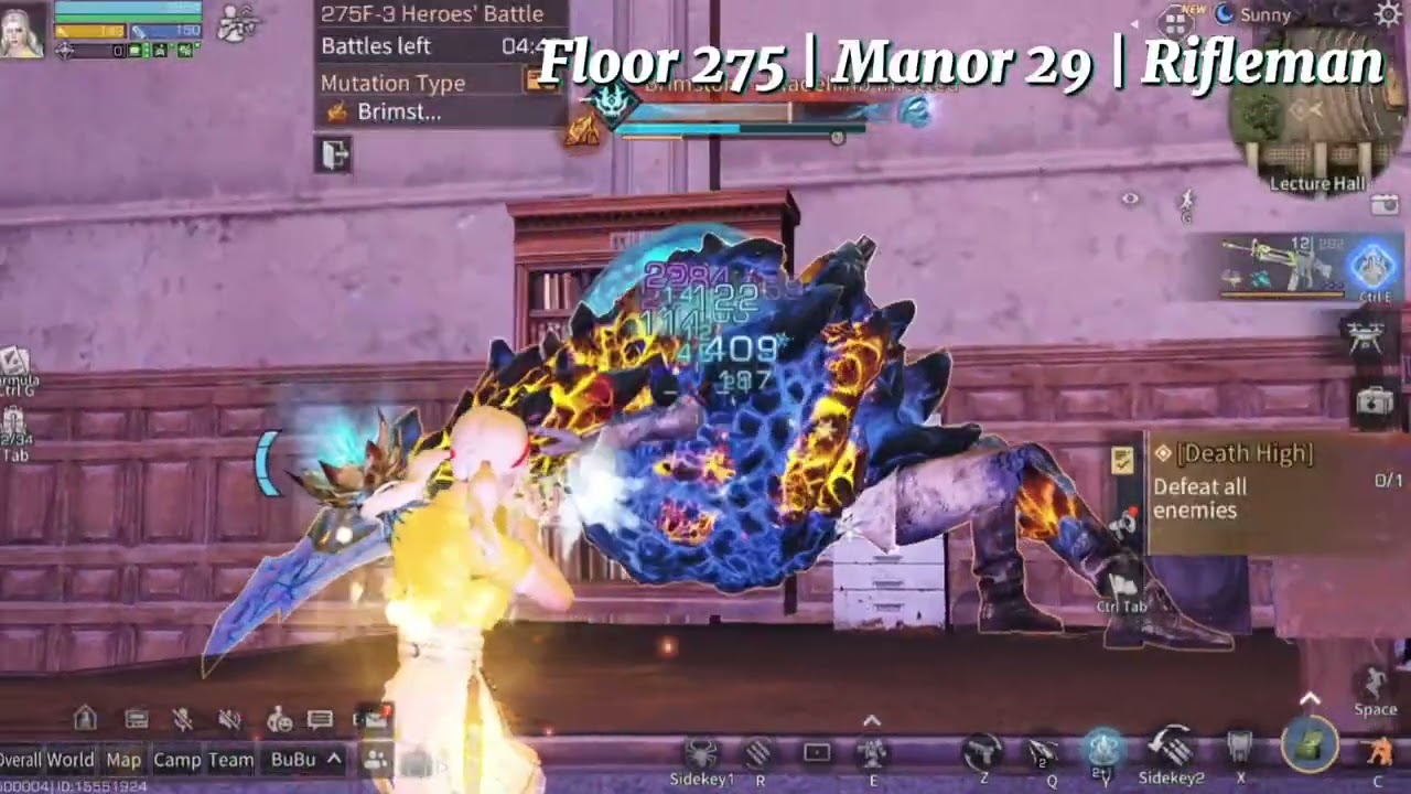 Death High Season 24 | Floor 275 | Manor 29 Rifleman Cert | LifeAfter