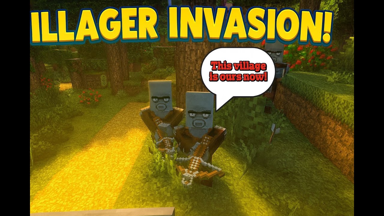Minecraft - Homestead [Part 4] We saved a village from a raid! - YouTube