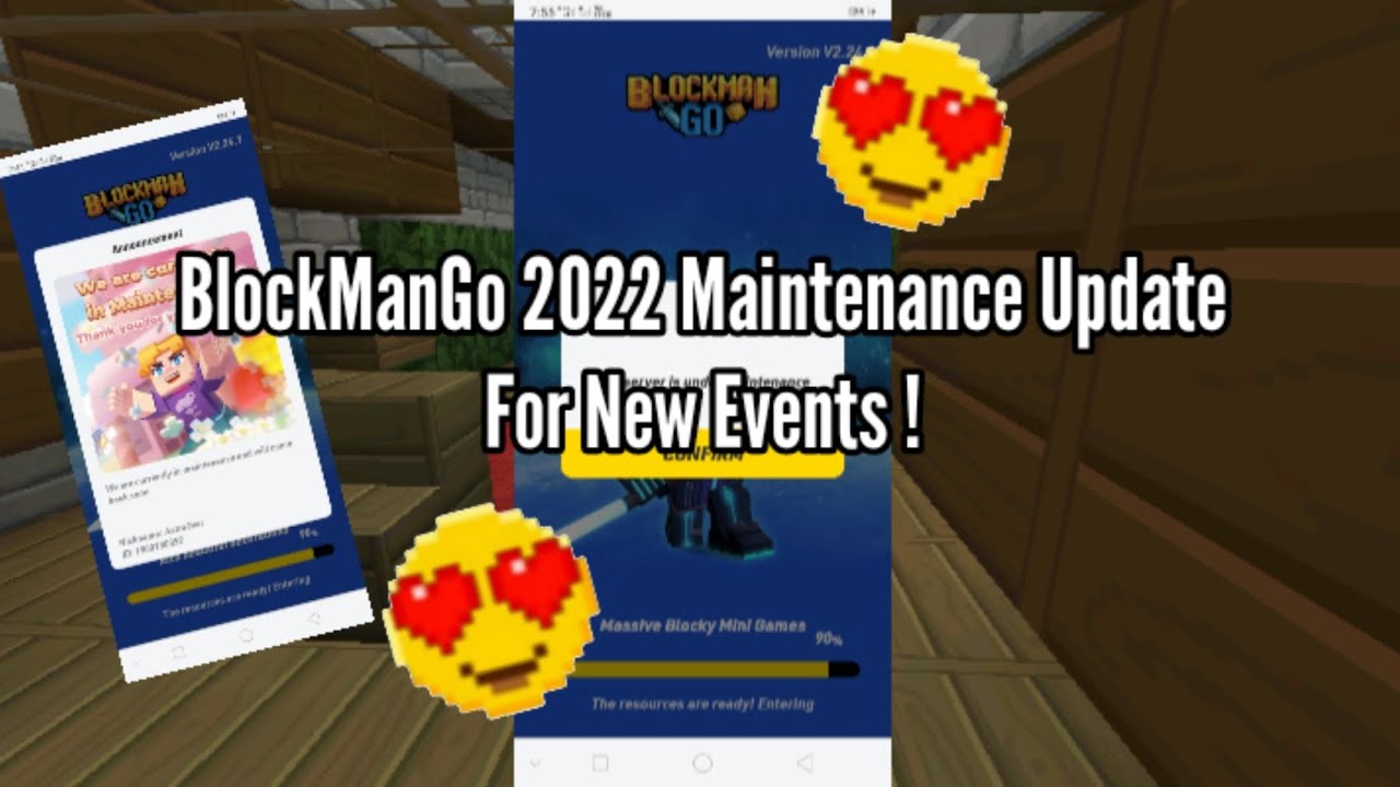 (BlockMan Go) 2022 Maintenance Update For New Events ! YouTube