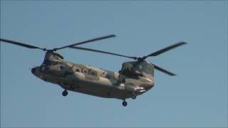 CH-47Jによる圧巻の展示飛行【入間航空祭2018】