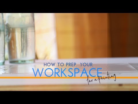 How to Prep Your Workspace for a Winter Watercolor Painting