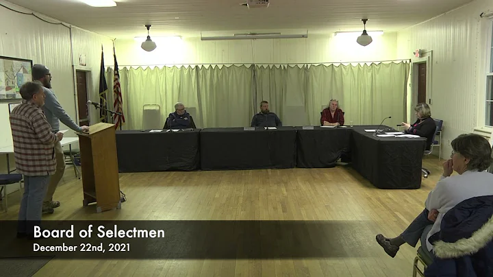 Board of Selectmen - 12-22-2021