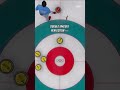 Olympic standard curling shot! 🎯