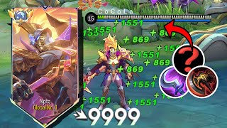 ALPHA NEW UNDERRATED UNLI TRUE DAMAGE LIFESTEAL BUILD! 100% META DESTROYER IN NEW UPDATE | MLBB 2024