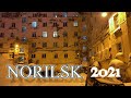 -21°C ⁴ᴷ⁶⁰ GOING to WORK(НОРИЛЬСК) | INFORMATION about COVID | NORILSK January 3, 2021