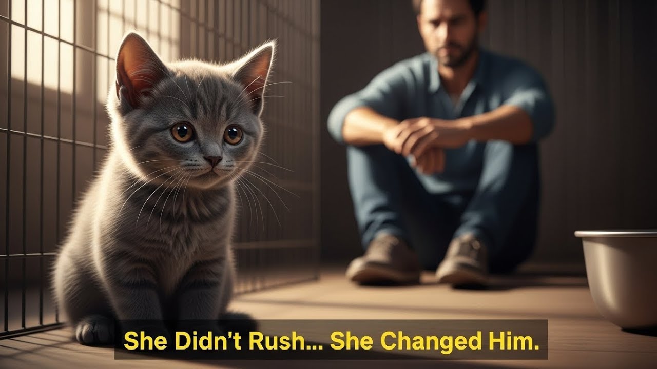 The Kitten Who Taught an Impatient Man the Power of Patience | Emotional Cat Story 
