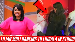 LILIAN MULI DANCING TO LINGALA SONG IN STUDIO!! NICE MOVES|BTG News