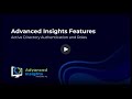 Active Directory Authentication and roles - Advanced Insights Features