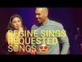 Regine sings requested songs from her audience in New Zealand