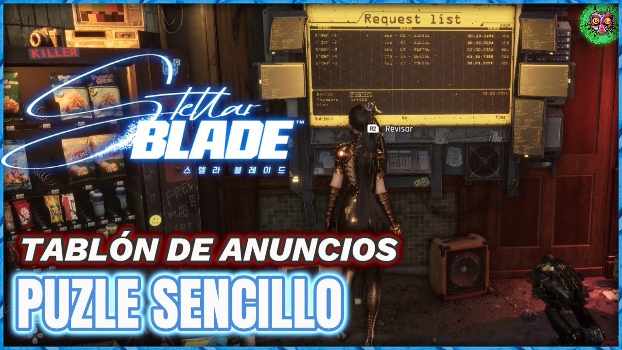 puzle sencillo de la Petición del Tablón de Anuncios en Stellar Blade