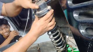cara ganti shock depan mobil carry Futura/t120ss tanpa menggunakan alat tracker screenshot 5