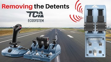 How to Remove the Detents on the TCA Airbus Throttle