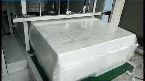 EPS / Styrofoam / Isofoam Sheet Shrink Packing Machine With 6 Sides