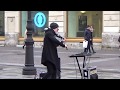 Уличный музыкант скрипка, Невский проспект Санкт Петербург