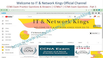 CCNA Exam Practice Questions & Answers | CCNAv7 | CCNA Dumps | CCNA Exam Questions – Part 1