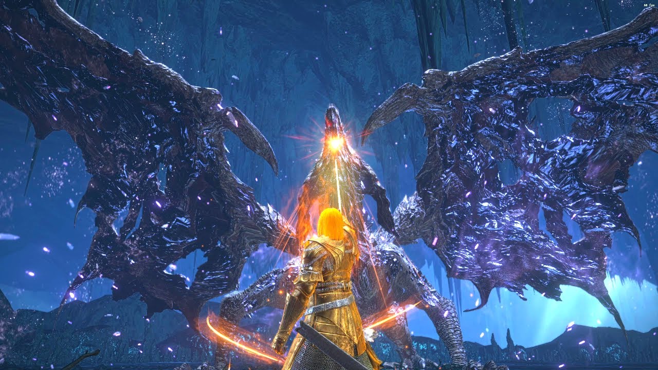 Sunlight Knight Slays Abyssal dragon Midir - YouTube