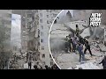 Video shows aftermath of Ukrainian airstrike at apartment block in Belgorod, Russia