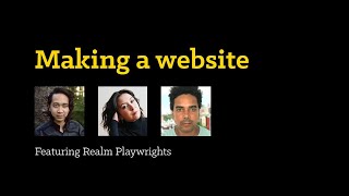 Making a website: A guide for playwrights