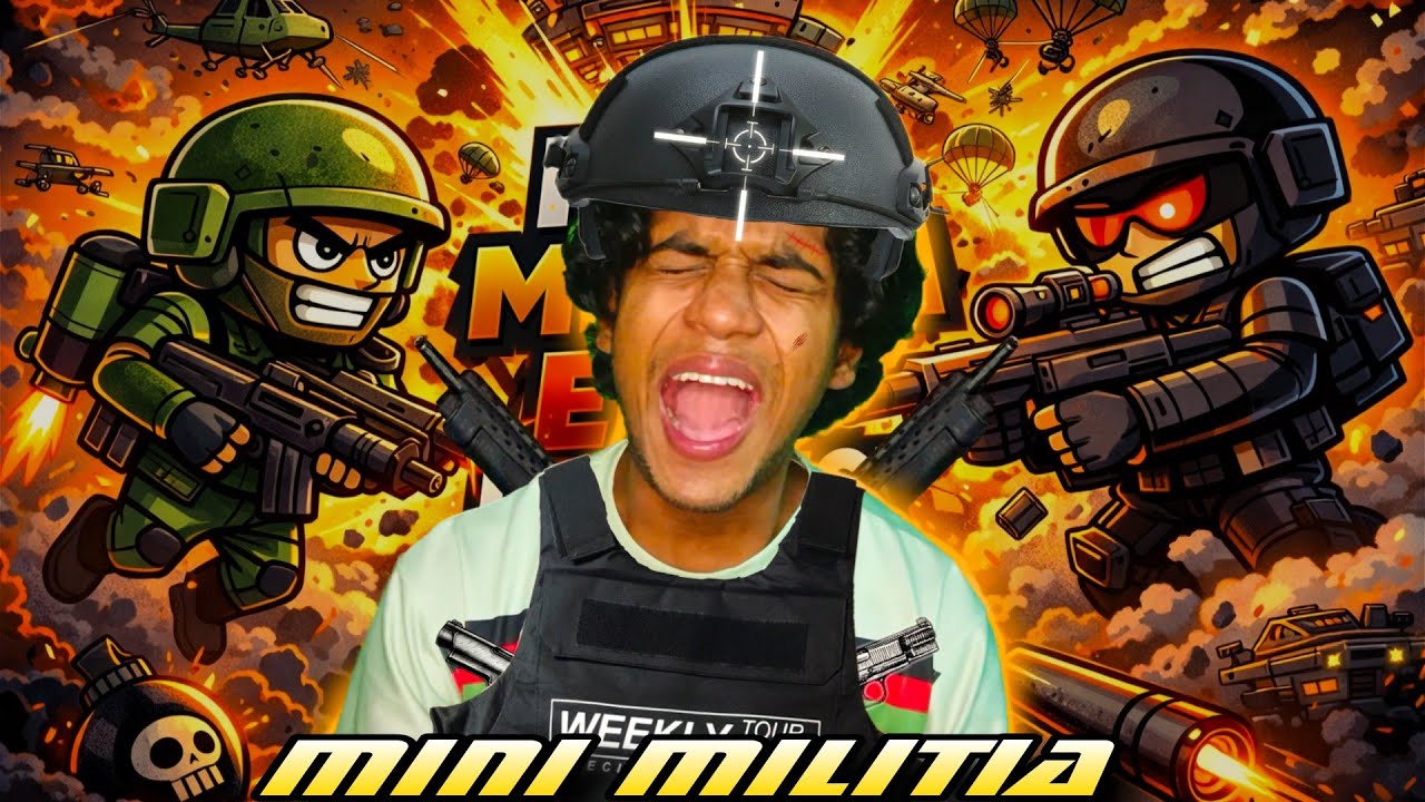 MINI MILITIA LONG MATCH | FUNNY MOMENTS & EPIC KILLS 🔥🎮 OBITO