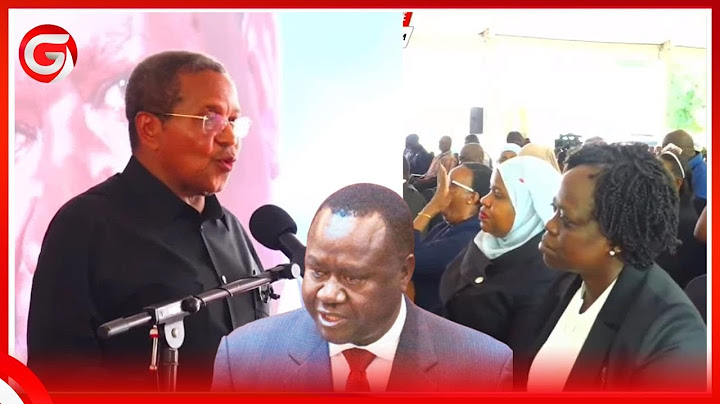 MSTAAFU KIKWETE ATOBOA SIRI MSIBANI JINSI ALIVYOMTEUA JAJI WEREMA KUWA MWANASHERIA MKUU wa SERIKALI