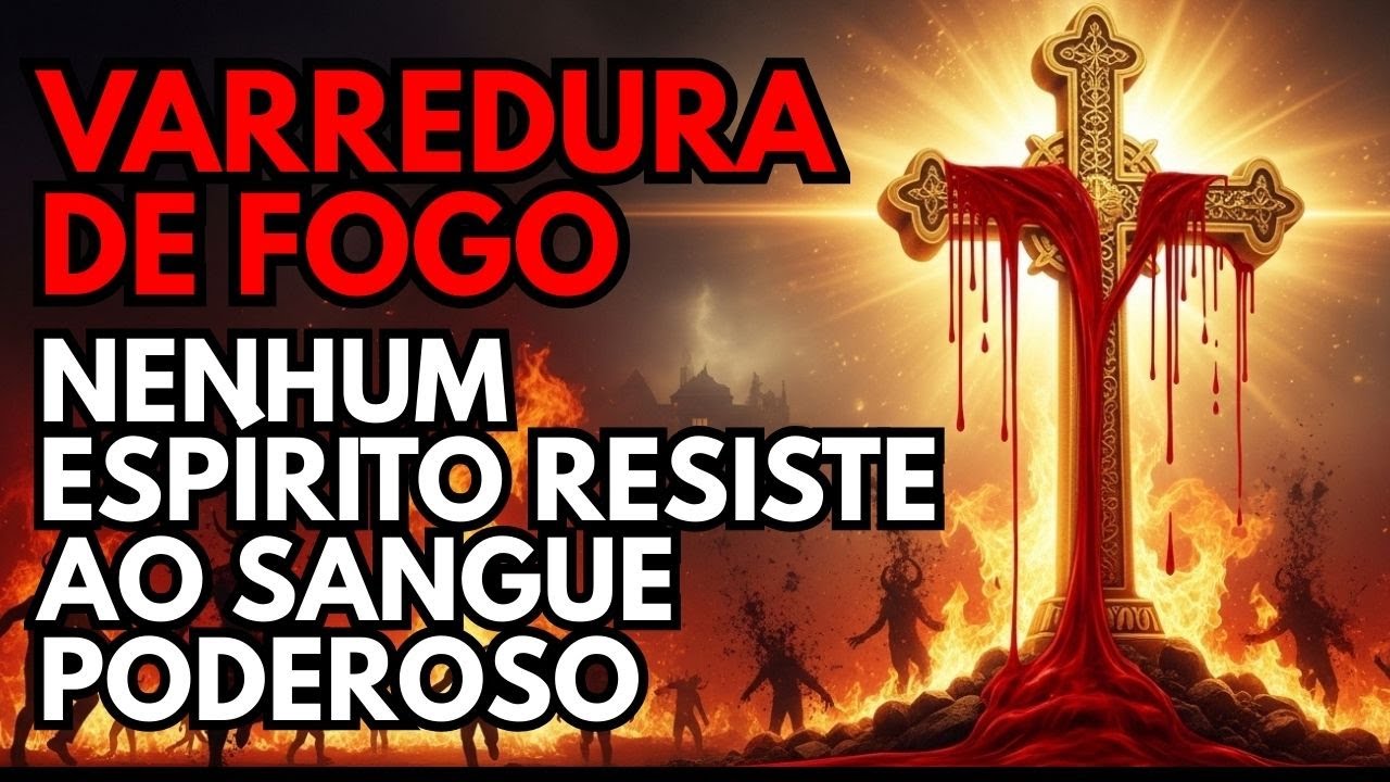 🩸 Esta noite o Sangue de Jesus VARRE todo espírito maligno escondido na sua casa