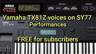 Sonidos Yamaha SY77 - YouTube