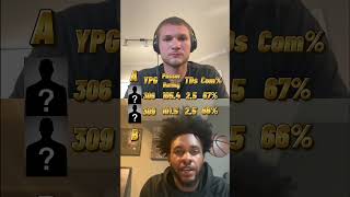 Philly and Fred pick between these two current NFL quarterbacks stats #nfl