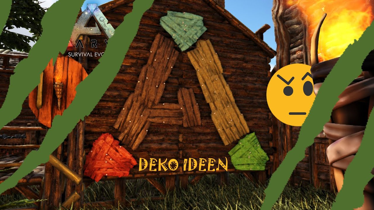 Ark 🦕Survival Evloved 🦖ARK-A/ Meine Deko Ideen/🖌 ARK Sign Art 🎨No Mods☝ ...