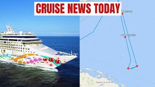 Man Overboard on Norwegian Cruise Ship, Runaway Barge Hits Pier