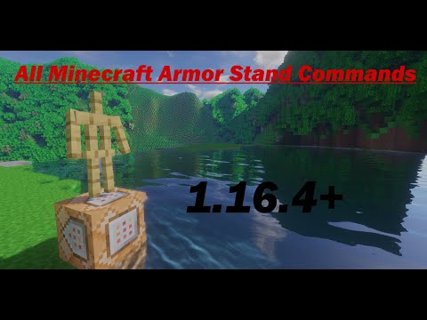 All Armor stand Commands for 1.16.4+ | Comamnd Tutorial