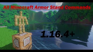 Famous All Armor stand Commands for 1.16.4+ | Comamnd Tutorial Net Worth
