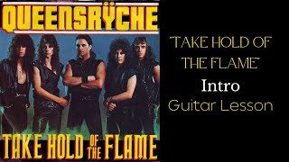 Queensryche Take Hold Of The Flame Intro Guitar Lesson Plus TAB!