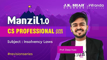 L4 || Manzil 1.0 ll CS Professional ll Revision Series ll IBC #csatjkshahclasses