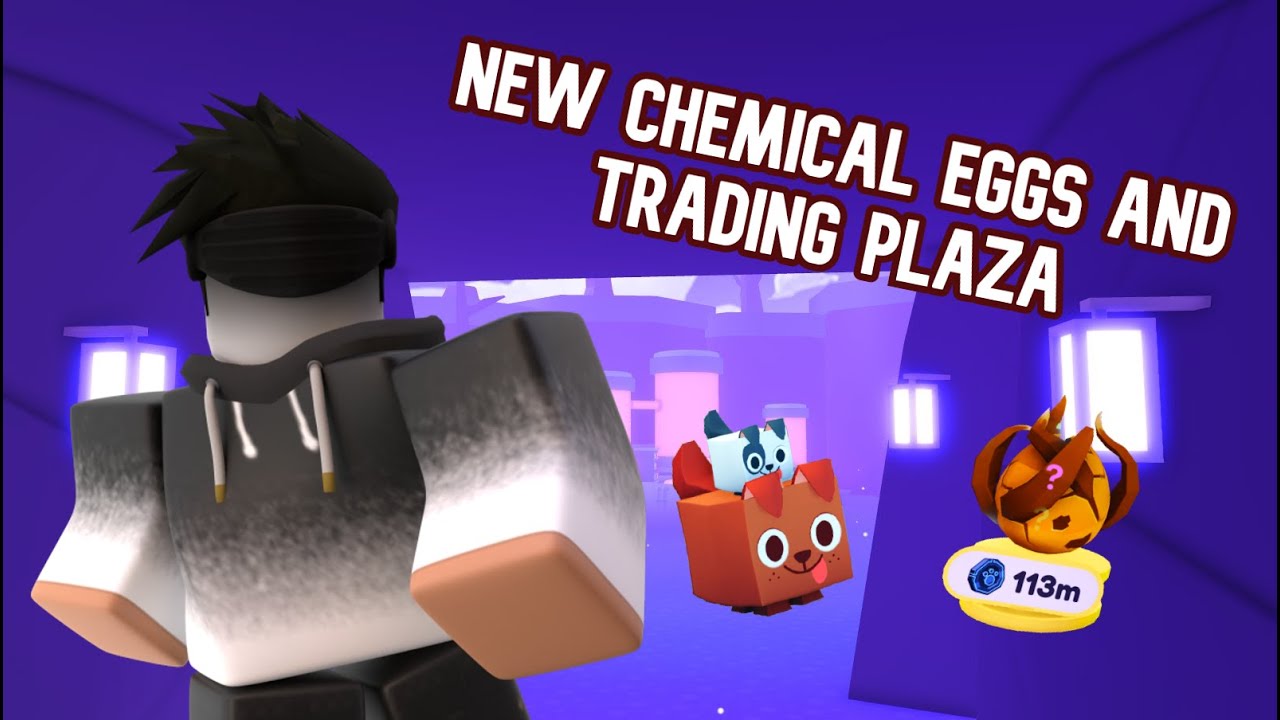 🔴PET SIM X NEW CHEMICAL EGGS/ TRADING PLAZA GIVEAWAY🔴 YouTube
