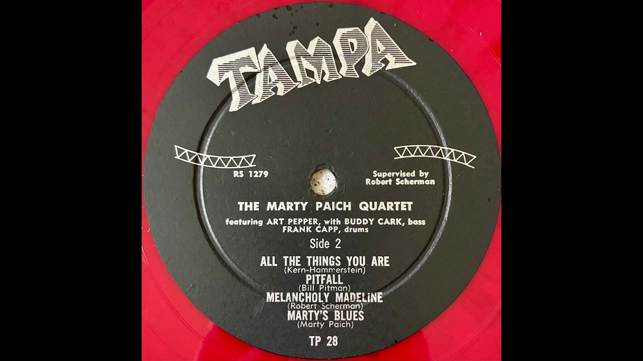 The Marty Paich Quartet Featuring Art Pepper / TP 28 B - YouTube
