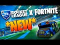 Fortnite Bus In Rocket League is INSANE!