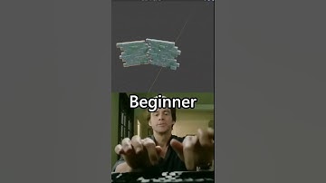 Noob vs Pro: Building Walls in Blender 🧱😂#Blender3D #NoobVsPro  #blendertips #b3d  #blendertutorial