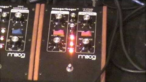 Moog Moogerfooger MF-103 12 Stage Phaser Demo