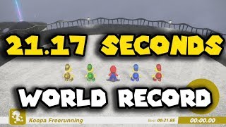 Super Mario Odyssey: Koopa Freerunning - Cap Kingdom 21.17 seconds World Record (Former)